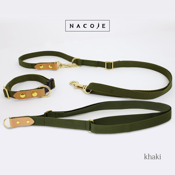【coco】２本セット✨名入れ✨首輪とお揃い✨️小型犬用リード 刺繍デザイン お名前無料刺繍 ショルダーリード 首輪 セット