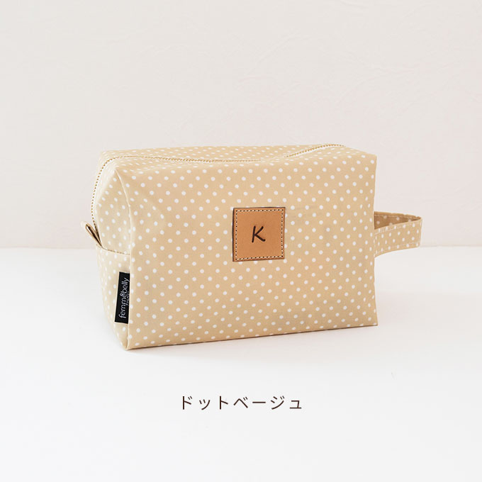 名入れ ラミネートポーチ お散歩バッグ 大容量 軽量 撥水 お出かけ ポーチ ウェットティッシュ おしゃれ 日本製 ナコル |  | 01