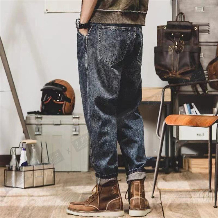 カーゴパンツ メンズ デニムパンツ スリムカーゴパンツ ボトムス