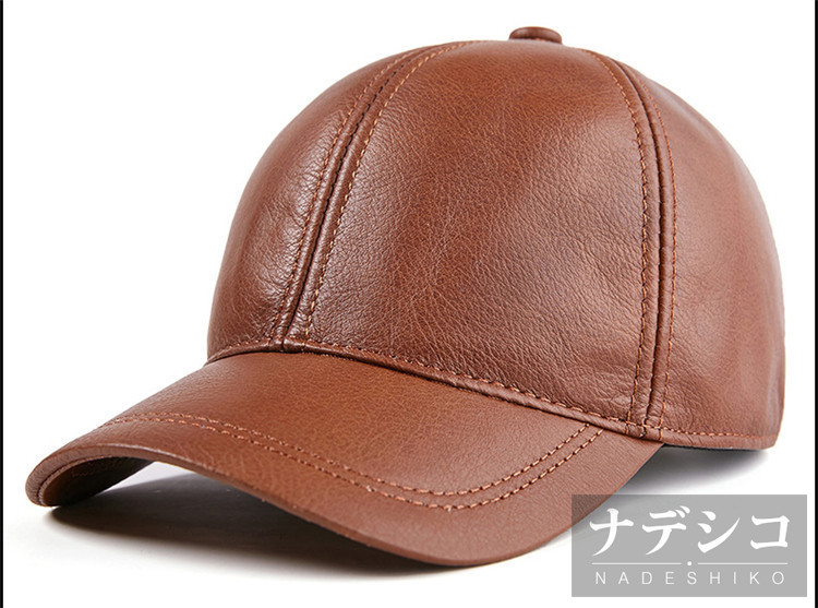 牛革 野球帽 ワークキャップ 本革 レザー LEATHER キャスケット 帽子
