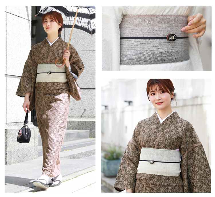 日本製 帯留め 漆塗螺鈿細工 うさぎ 兎 着物 和装 和装小物 黒