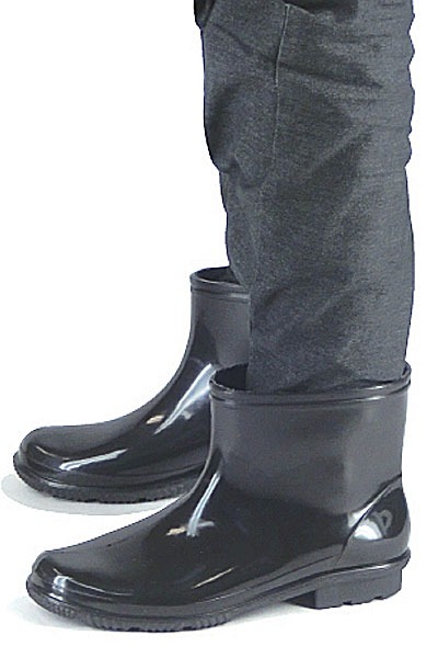 長靴 メンズ レインブーツ レインシューズ ちょっとブーツHM9025