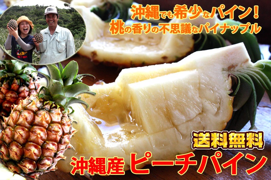 パイナップル 送料無料 沖縄産 ピーチパイン 業務用(大量) 15kgサイズ