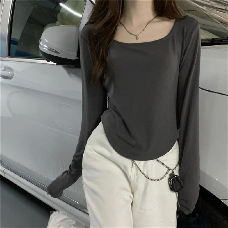 2点購入で10％OFFTシャツ レディース カットソー 長袖 トップス ハイネック インナー 重ね着 レイヤード ティーシャツ 秋 春 冬 | ブランド登録なし | 04