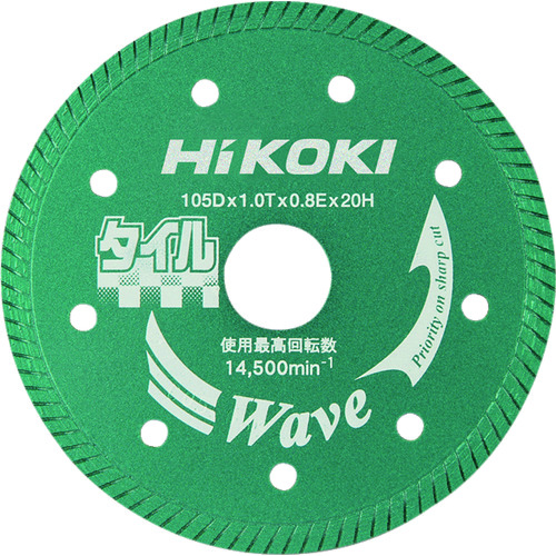 0032-4689 HiKOKI ダイヤモンドカッター 105mmX20 (タイル用) - 電動工具