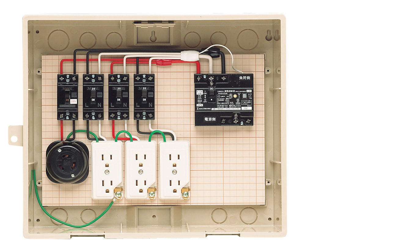 14-31HC 未来工業 屋外電力用仮設ボックス(ベージュ色) :14-31HC