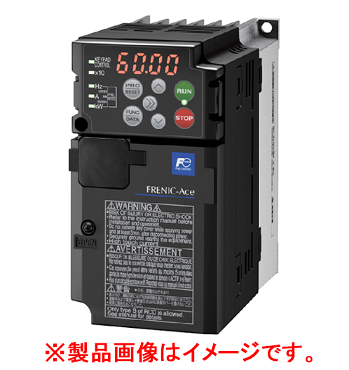 FRN0.4E2S-2J 富士電機 高性能スタンダード形インバーター FRENIC-Ace(E2) 3相200V モータ容量0.4kW :  frn0ten4e2s-2j : タロトデンキ - 通販 - Yahoo!ショッピング