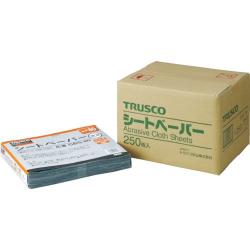 GBS800 250P TRUSCO まとめ買い シートペーパー #800(250枚セット) トラスコ中山 :GBS800 250P trusco:タロトデンキ