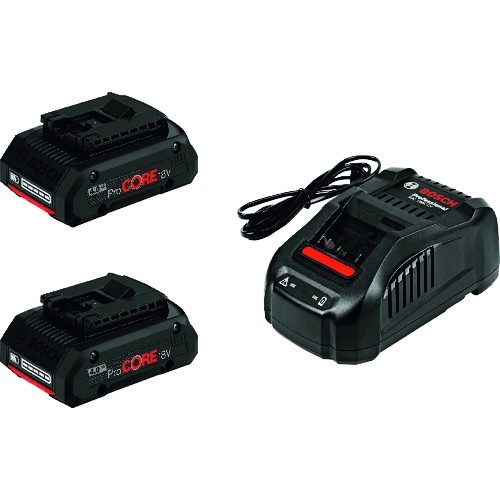 PROCORE18V4S2 ボッシュ バッテリー充電器セット