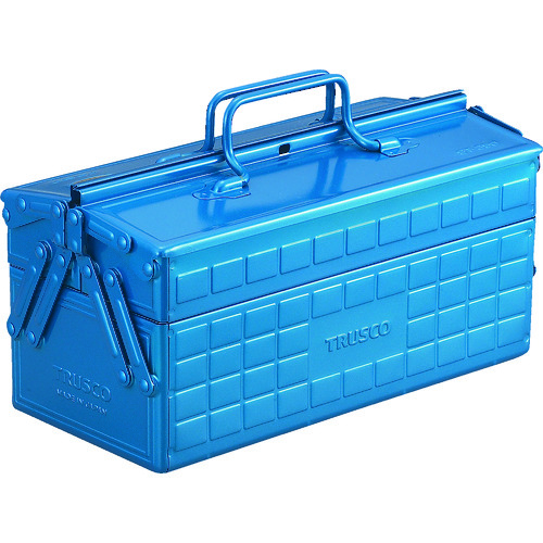 【在庫セール】トラスコ中山(TRUSCO) 2段工具箱 ブルー 350×160× ST-350-B TRUSCO 2段工具箱 350X160X215 ブルー トラスコ中山