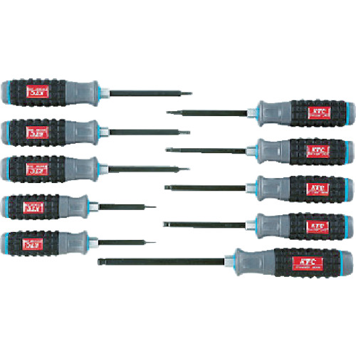 【4/14ポイント最大21％】TD1HBP10B KTC 樹脂柄ボールポイントヘキサゴンドライバセット［10本組］ 京都機械工具 :TD1HBP10B kyoto:タロトデンキ