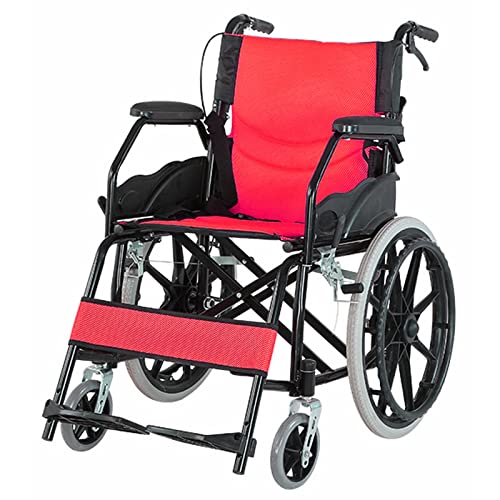 自走式 アルミ製 車椅子折り畳み車椅子 車椅子 軽量 介助ブレーキ付き 