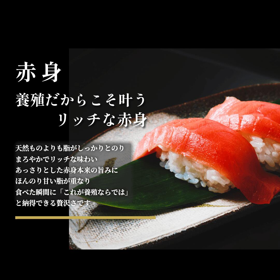 養殖本まぐろ 中トロ赤身セット