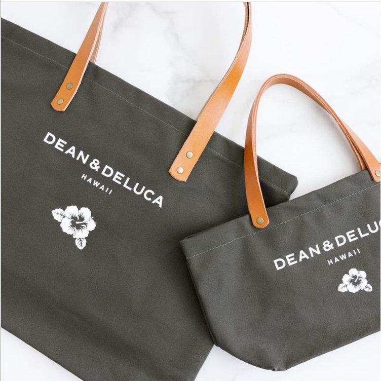 DEAN&DELUCA ハワイ限定 レザーハンドル トートバック S／ L