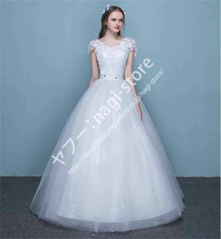 ウエディングドレス 花嫁ドレス ロングドレス ロング丈 白ドレス 白ワンピース ワンピ 二次会ドレス レディースワンピース フォマール 二次会 ブライダルドレス Uvuyzbacr0 レディースウエア Backbeatmusicschool Com