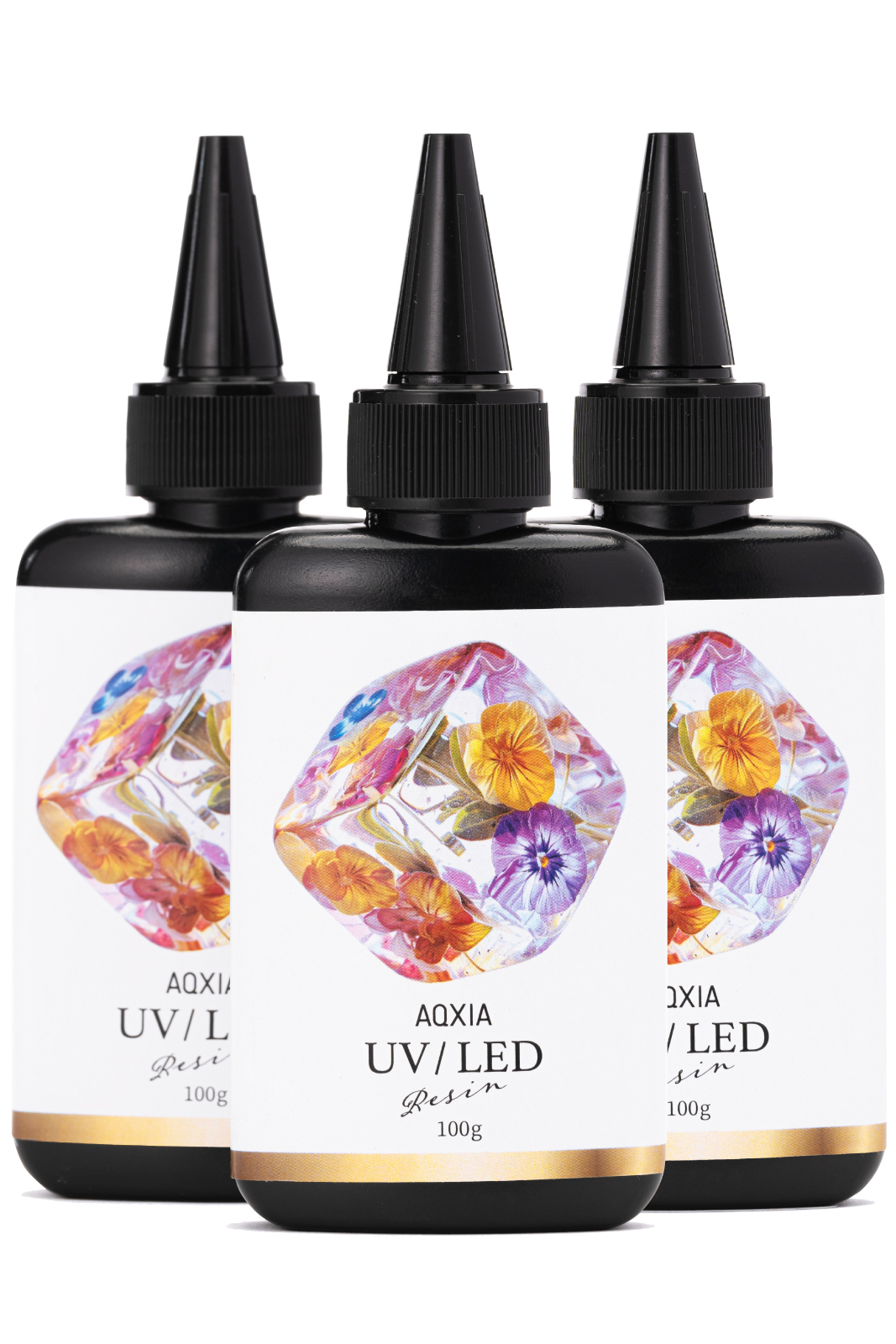 プロのレジン作家推薦x制作動画 レジン液 UV/LED対応 レジン セット 大容量 UVレジン UVレジン液 LEDレジン液 レジン液 モールド 対応 200g 300g 400g AQXIA |  | 02
