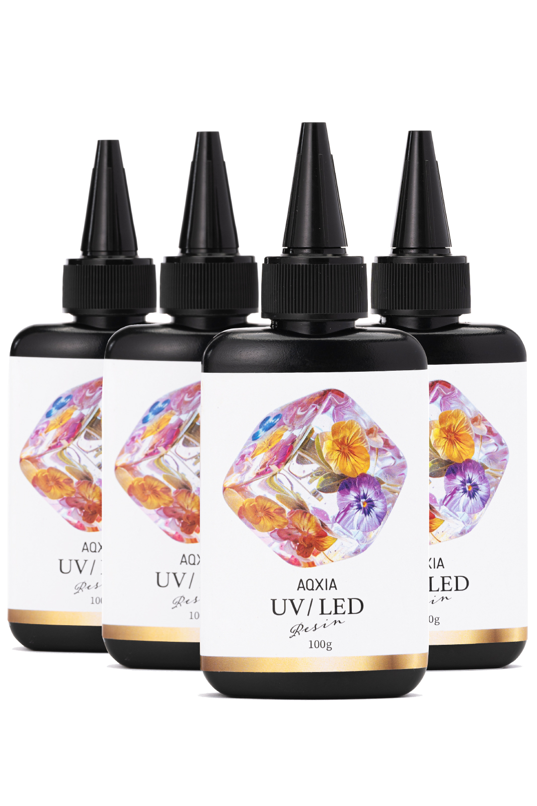 プロのレジン作家推薦x制作動画 レジン液 UV/LED対応 レジン セット 大容量 UVレジン UVレジン液 LEDレジン液 レジン液 モールド 対応 200g 300g 400g AQXIA |  | 03