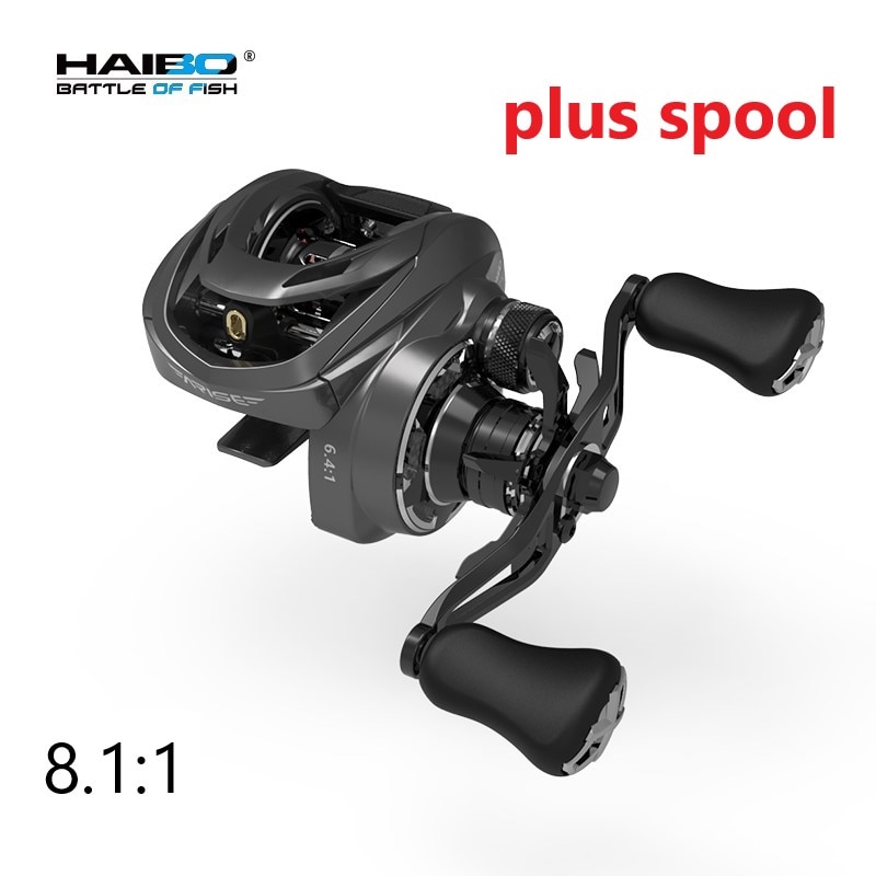 Hazibo-ベイトキャスティングフィッシングリール 2023モデル 11b 1rb 6.4:1-8.1:1 長距離キャスティング用 1rb >>>