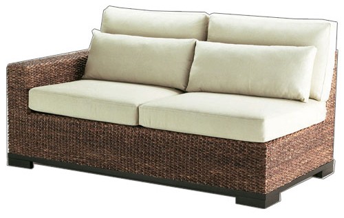 高品質 ウォーターヒヤシンス ソファー 2.5人掛け コーナー ソファ