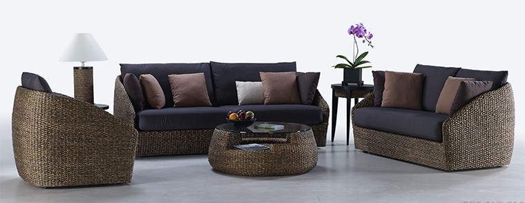 テーブル ローテーブル ソファ 高品質 ウォーターヒヤシンス アジアン