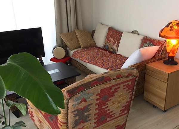 フロア ランプ アジアン家具 高品質 ウォーターヒヤシンス L-15 H105