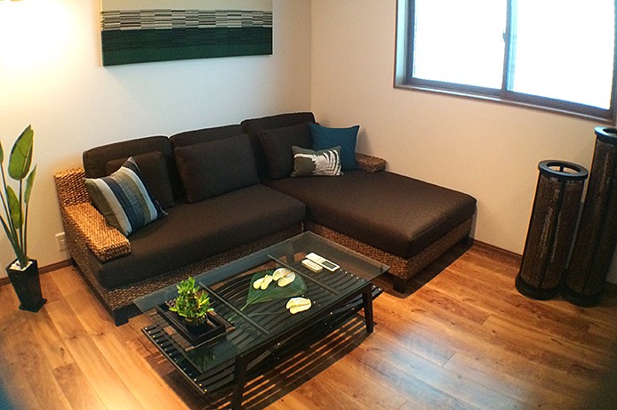 フロア ランプ アジアン家具 高品質 ウォーターヒヤシンス L-15 H105