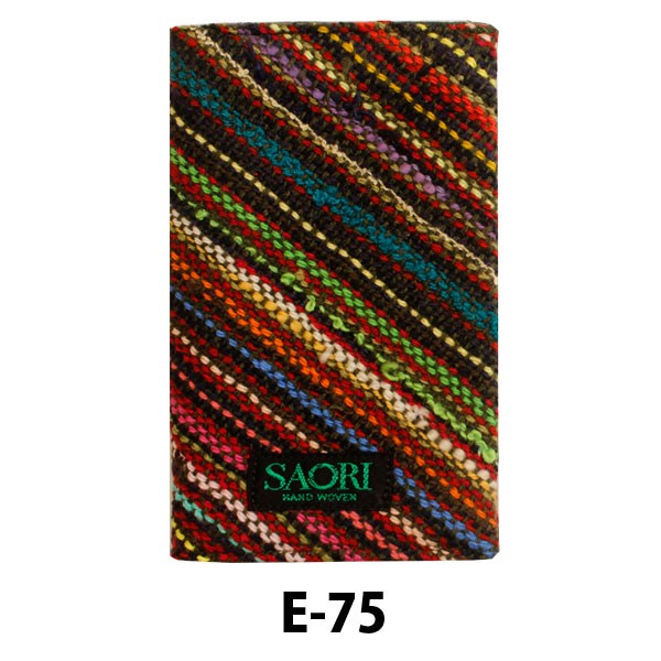 名刺入れ  レディース　整理　おしゃれ　布 さをり織り 送料無料 |  | 03