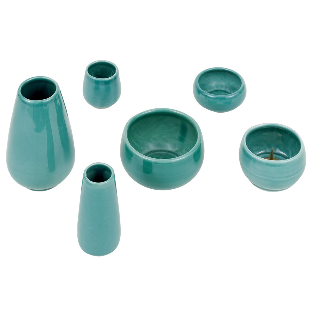 仏具セット 六具足 「紫陽花」 3.0寸 全5色 かわいい おしゃれ
