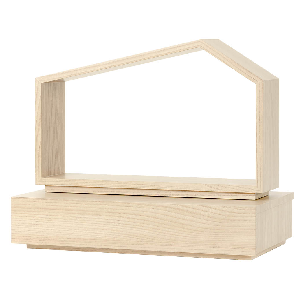 仏壇 モダン ミニ おうち型仏壇 「ハイム」 全4色 ミニ仏壇 ホワイト 白仏壇 モダン仏壇 屋根 おしゃれ インテリア マンション コンパクト | なごみ工房 | 02