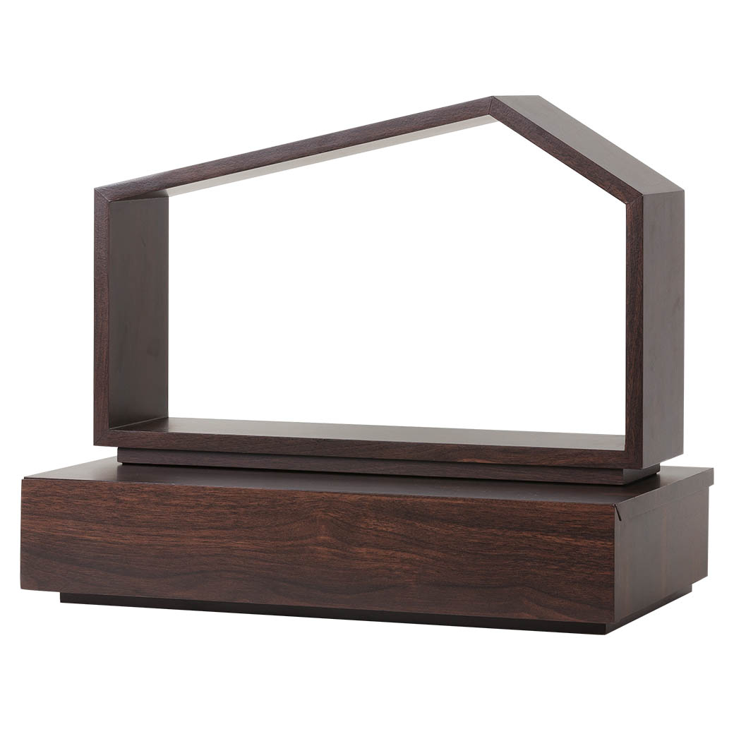 仏壇 モダン ミニ おうち型仏壇 「ハイム」 全4色 ミニ仏壇 ホワイト 白仏壇 モダン仏壇 屋根 おしゃれ インテリア マンション コンパクト | なごみ工房 | 03