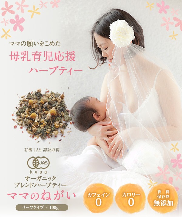 naturalshopなごみ ママのねがい リーフ 100g 母乳 授乳 育児