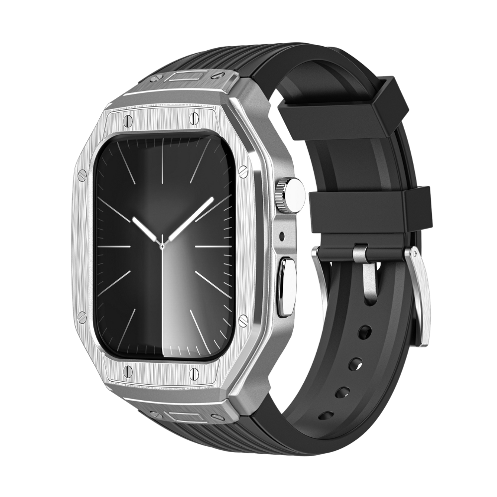 アップルウォッチ バンド ケース 一体型 44mm 46mm 45mm se apple