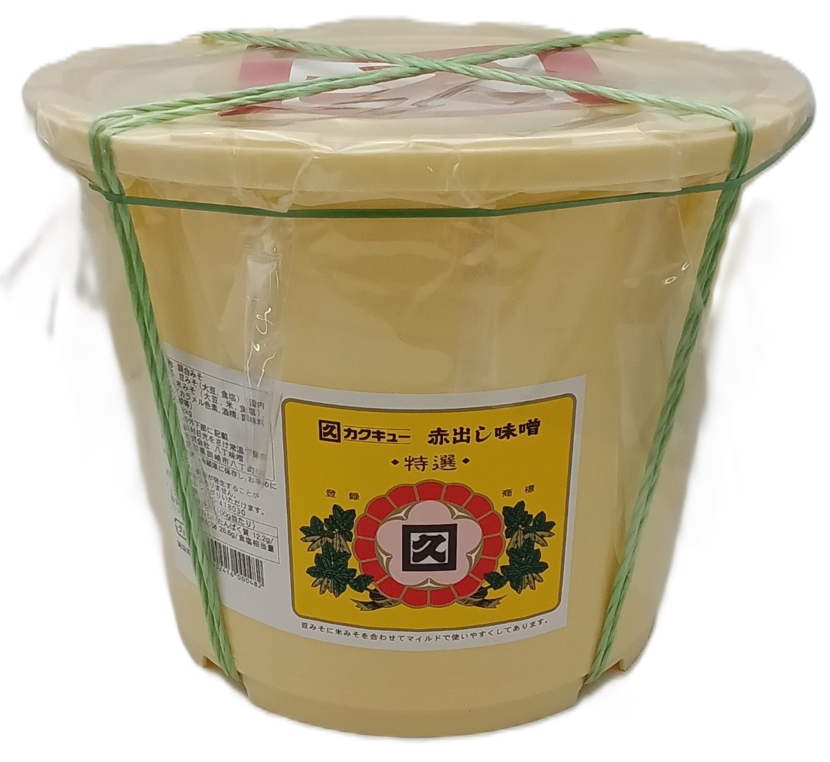 カクキュー 八丁味噌 角久 赤だし味噌 特選 8Kg 業務用 ポリ容器