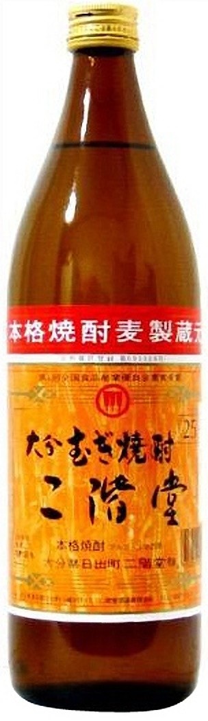 二階堂酒造　麦焼酎　大分むぎ焼酎　二階堂　２５度　９００ｍｌ