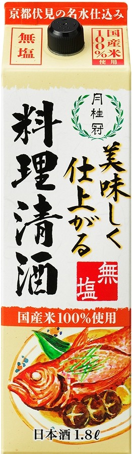 料理酒　清酒　美味しく仕上がる料理清酒　月桂冠　１．８Ｌ