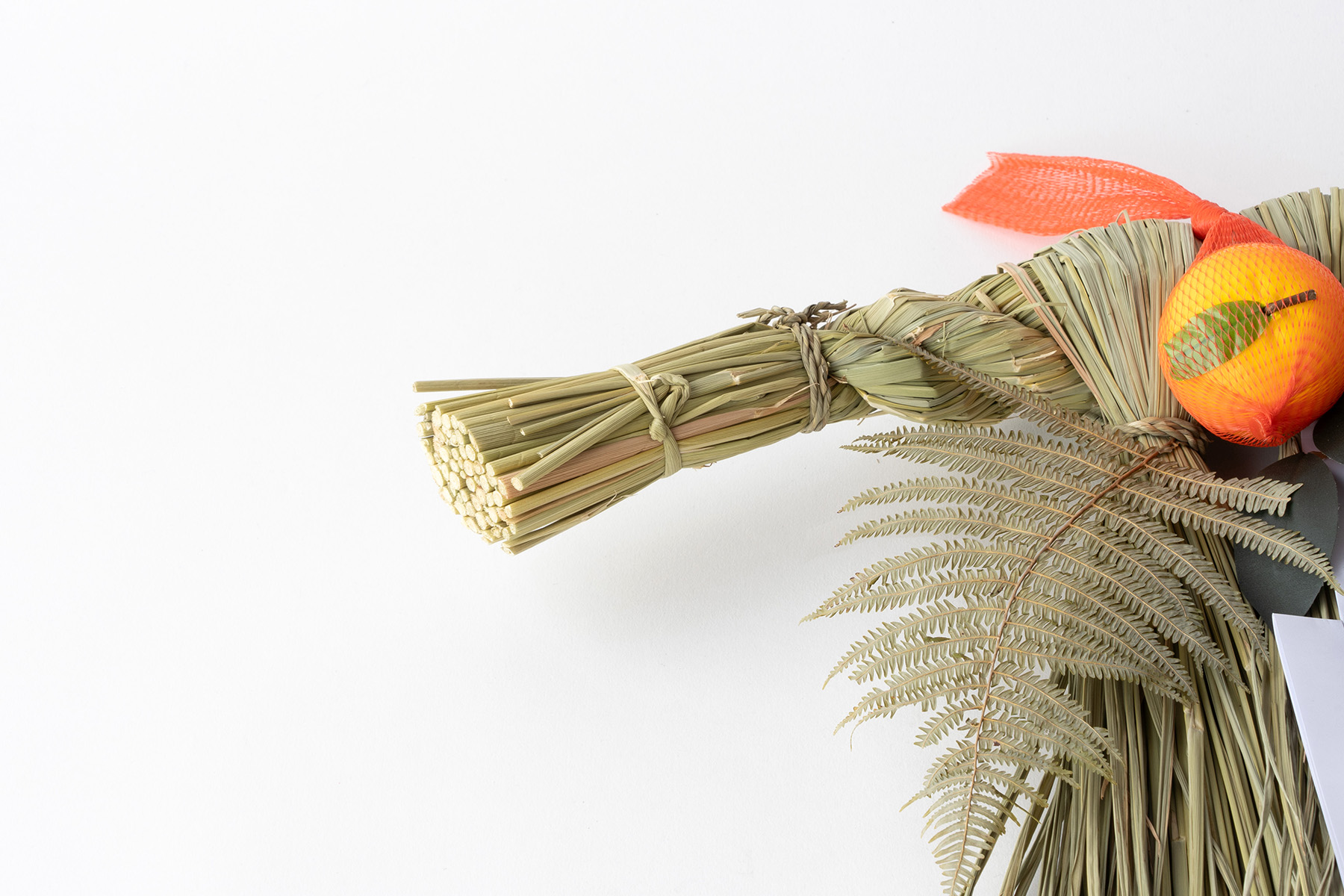 蘇民将来子孫家門 伊勢型 しめ飾り 藁 豪華 65センチ 伝統的 しめ縄 〆