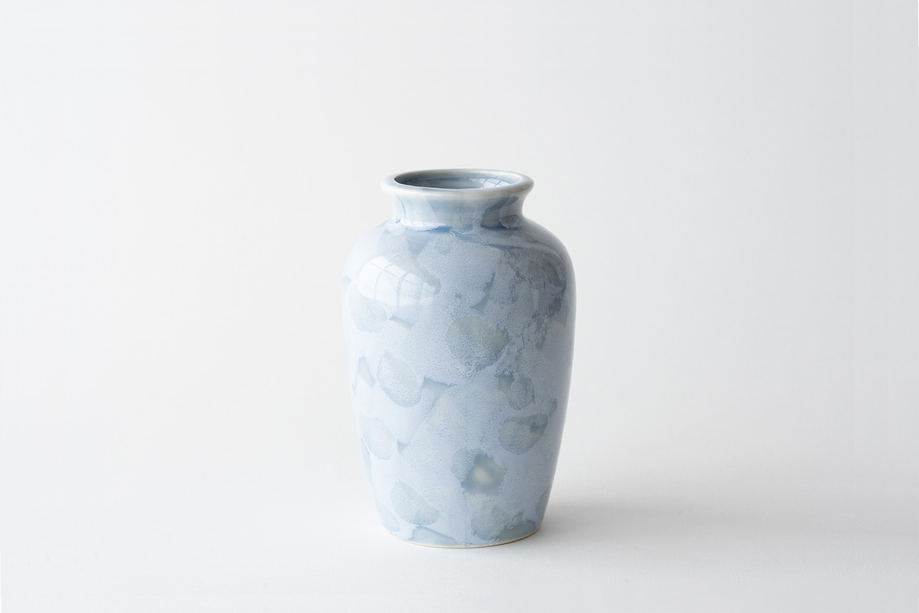 夏目花瓶 大理石調 選べる3色 5号 陶器 おしゃれ 16.5センチ モダン