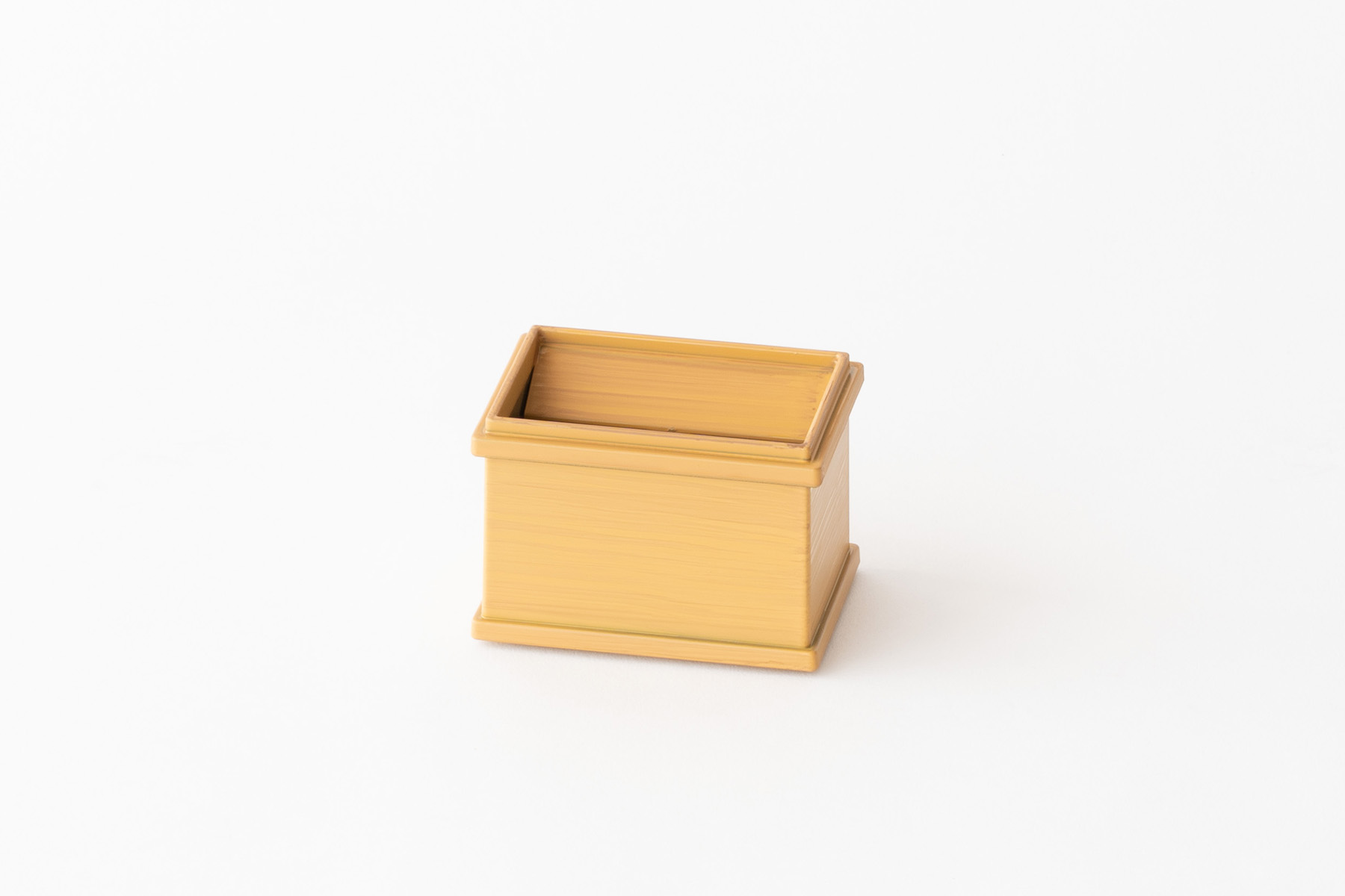 なおける様 賽銭箱 白木色 樹脂製 シンプル 8.7センチ 本格的 神棚飾り 小物 お