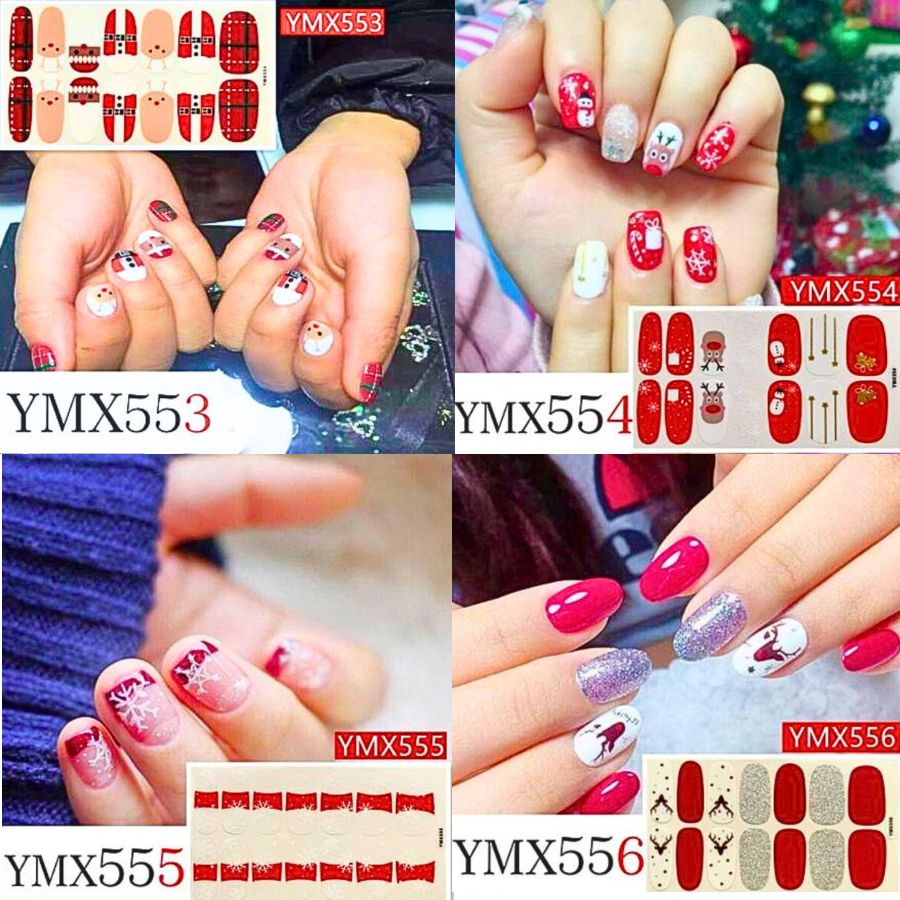 貼るだけ クリスマス クリスマスネイルシール 3D ネイルシール ネイル