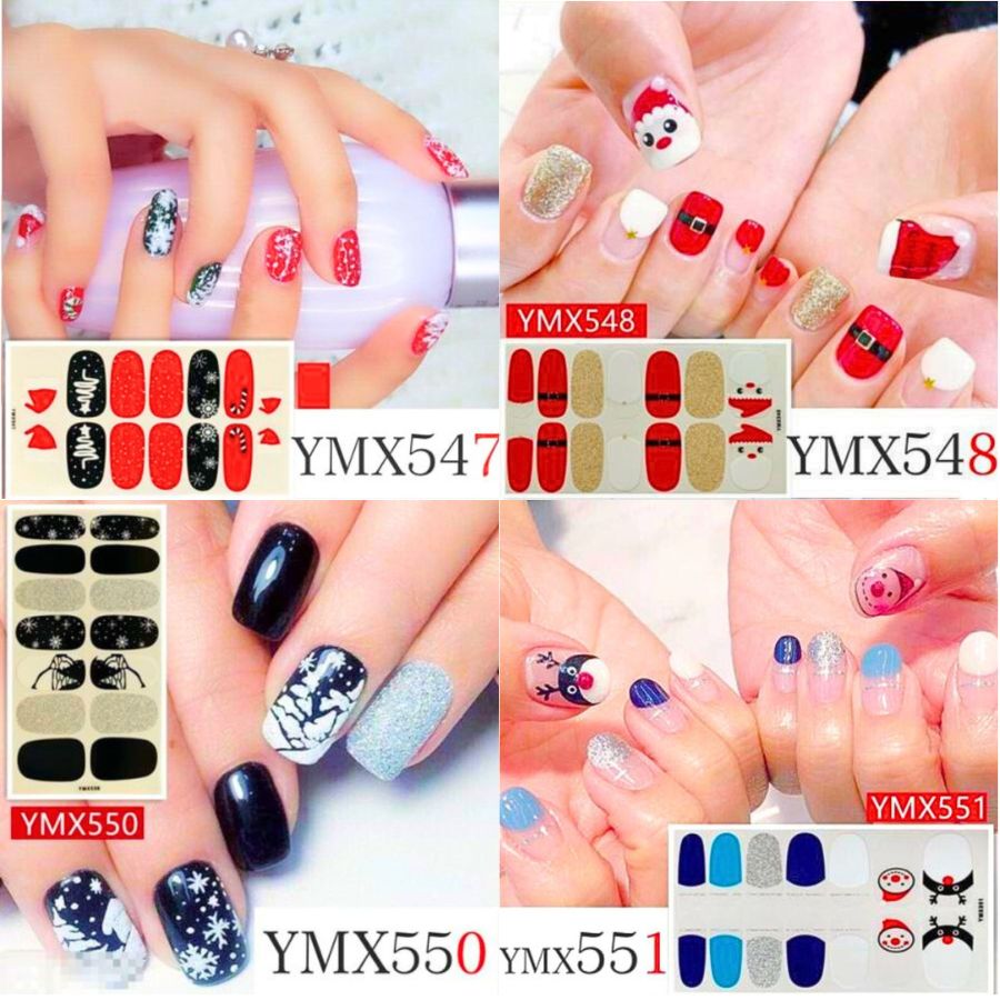 貼るだけ クリスマス クリスマスネイルシール 3D ネイルシール ネイル