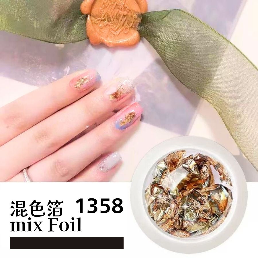 ネイルパーツ＆袋(みんこ様) ネイルパーツ 金箔 銀箔 ネイルホイル ホイル フォイル ニュアンス
