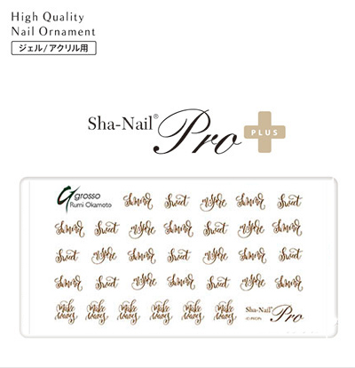 写ネイル プラス Sha-Nail Plus RUMI-PBR Softly Font/ソフトリィフォント ブラウン｜nail-studio｜02