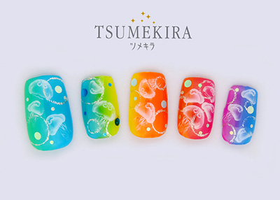 ネイルシールTSUMEKIRA ツメキラ メンズスタイル 海月(くらげ