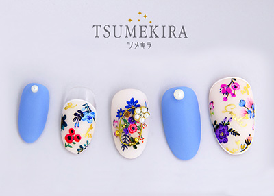 ネイルシール ツメキラ VickyWuプロデュース1 Spring flower