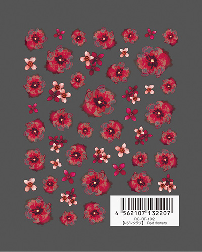 ĥᥭ 쥸󥯥 Red flowers åɥե (ξ) RC-IBF-102