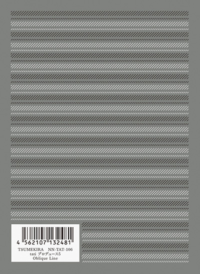 TSUMEKIRA ツメキラ tatiプロデュース5 Oblique Line NN-TAT-106 チェック ブラック ホワイト