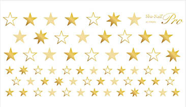 写ネイル Plus プラス ネイルシール SS-PG Shining Stars Gold / シャイニングスター ゴールド｜nail-studio｜02
