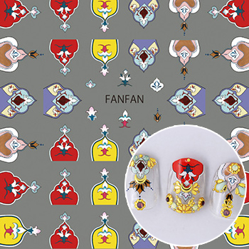 ネイルシール ツメキラ fanfan プロデュース1 Cut Out Art NN-FAN-101｜nail-studio