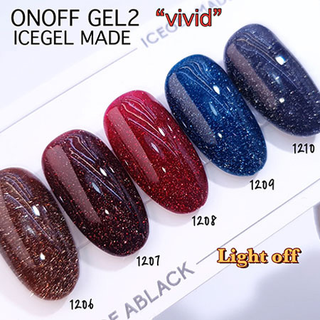 アイスジェル ICE GEL A BLACK フラッシュジェル オンオフジェル 各3g｜nail-studio｜03