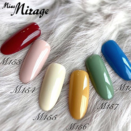 ミスミラージュ Miss Mirage ソークオフジェル カラージェル 2.5g エレガントマット M153 M154 M155 M156 M157  M158